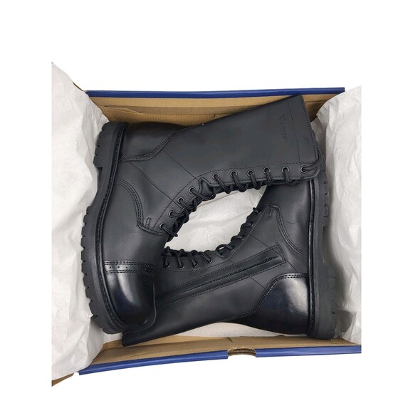 Bates Men's Paratrooper Combat Boots Leather Black EO2184 Size Mens 11.5 Wide - Picture 1 of 8